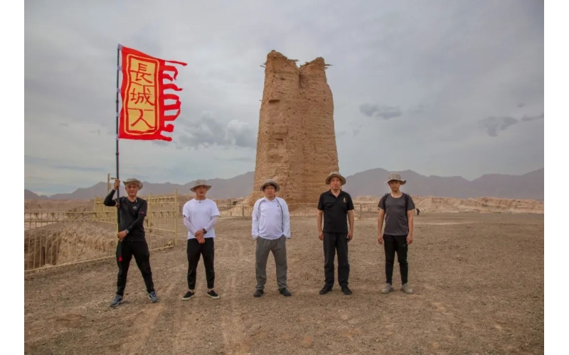 科考新疆庫(kù)車(chē)克孜爾尕哈烽燧